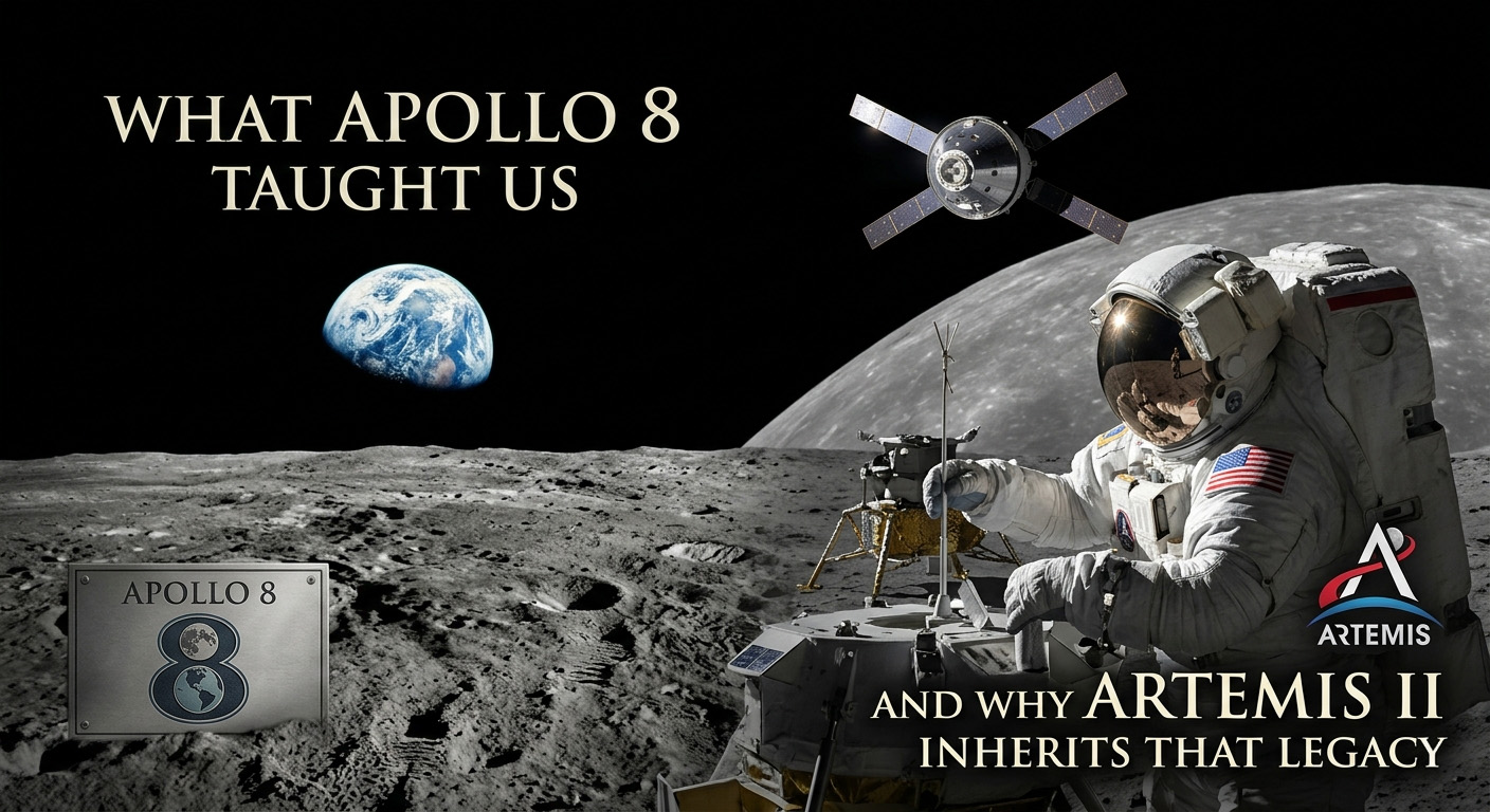 What Apollo 8 Taught Us About Going to the Moon (And Why Artemis II Inherits That Legacy)